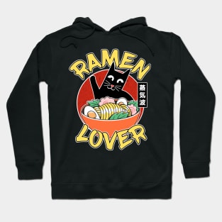 Cute Funny Japanese Ramen Lover Cat Noodles Kawaii Hoodie